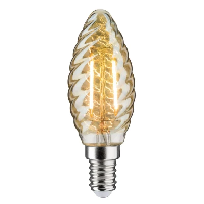 Abbildung von Paulmann 28709 LED Lampe Filament Kerze 4,7W Leuchtmittel dimmbar Gold 2500K Goldlicht E14