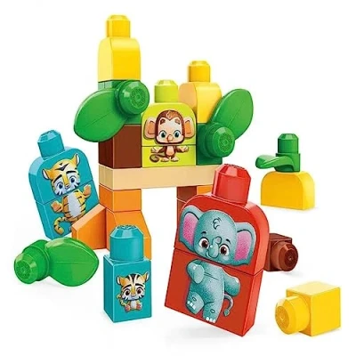 Abbildung von Mega Bloks GPT75 Safarifreunde Ecofriends e Bausteine (30 Stück)