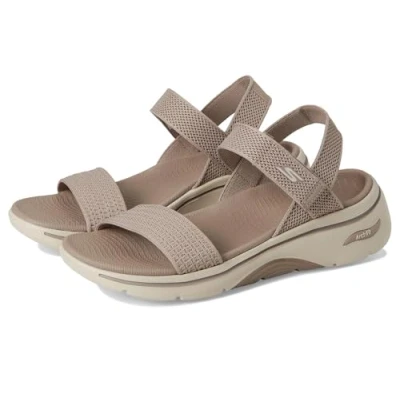 Abbildung von Skechers Damen GO Walk Arch FIT 2.0 Sandale, Taupe, 36 EU