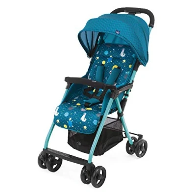 Abbildung von Chicco OHlalà 3 Ultra Leichtgewicht Kinderwagen, Buggy, von Geburt bis 15 kg, Liege und Faltbuggy mit großem Einkaufskorb, Kompakt, Regenschutz Ausziehbares Verdeck