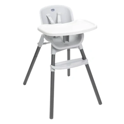 Abbildung von Chicco Zest Entwicklungs Hochstuhl für Babys von 6 Monaten bis 40 kg, mit abwaschbarem Sitz, 5 Punkt Gurt und abnehmbarem Tablett, kompakt zusammenklappbar, geringes Gewicht reduziertes Packmaß