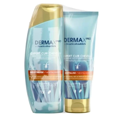 Abbildung von Dermax Pro by Head &amp; Shoulders revitalisiert, Anti Schuppen Shampoo, für das Nachwachsen der Haare, Niacinamid, Aloe Vera und Vitamin E, trockene Kopfhaut