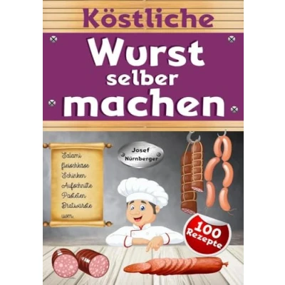 Abbildung von Köstliche Wurst selber machen: Wursten leicht gemacht mit über 100 Rezepten Salami, Schinken, Bratwurst, Speck, Aufschnitt, DDR Rezepte uvm. In bester Qualität machen &amp; dabei Geld sparen