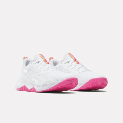 Abbildung von Reebok NFX Trainer Trainingsschuh, Damen, Größe: 42, Footwear white/true pink Schuhe