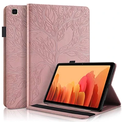 Abbildung von Succtop Hülle für Galaxy Tab A7 10,4 Zoll 2022/2020,Folio Flip PU Leder Schutzhülle Stifthalter Stand Wallet Cover Case Tablet Samsung T500/T509/T505/T507,Roségold