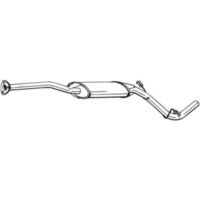 Abbildung von BOSAL 282 755 Mittelschalldämpfer SKODA: FELICIA 1 Pickup, 1, Kombi