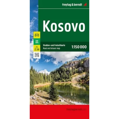 Abbildung von Kosovo, Straßen und Freizeitkarte 1:150.000, freytag &amp; berndt: Mit Top Tips, Innenstadtplan (freytag berndt Auto + Freizeitkarten)