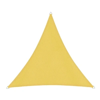 Abbildung von Windhager Sonnensegel &quot;Cannes Dreieck&quot;, 4x4x4m, gelb
