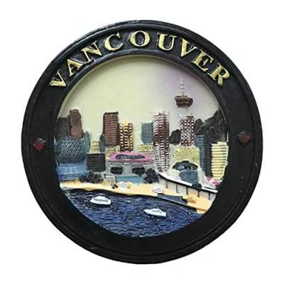 Abbildung von Vancouver Kanada 3D Kühlschrankmagnet Reise Aufkleber Souvenirs Haus &amp; Küche Dekoration aus China