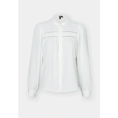 Abbildung von Vero Moda Vmemma Hemdbluse, Damen, Größe: Medium, Snow white