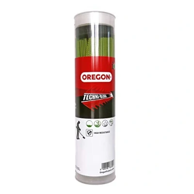 Abbildung von Oregon 525243 Gezahnter Techni Blade Mähfaden, Zuschnitte, gelb, 6 mm, 26 cm, 205 Stück
