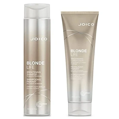 Abbildung von Joico Blonde Life Brightening Geschenkset Shampoo 300ml + Conditioner 250ml
