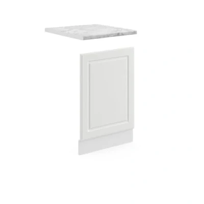 Abbildung von Vicco Frontblende R Line, Weiß Landhaus/Weiß, 45 cm, AP Marmor