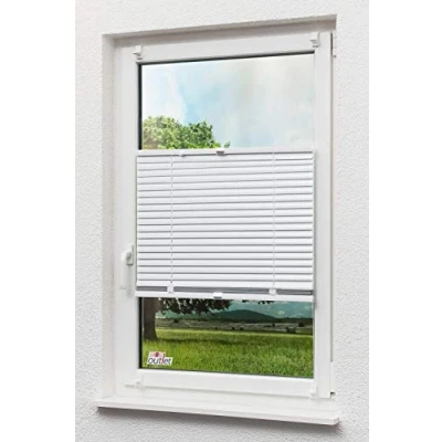 Abbildung von Jalousie Alu 25mm klemmen Weiß, LYSEL®, HxB 130x45cm