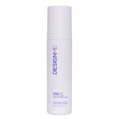 Abbildung von DESIGNME FAB.ME Leave in Treatment Multi Benefit Conditioner for Curly Hair Lightweight Dry Spray Manageability and Control (7.77 Oz)