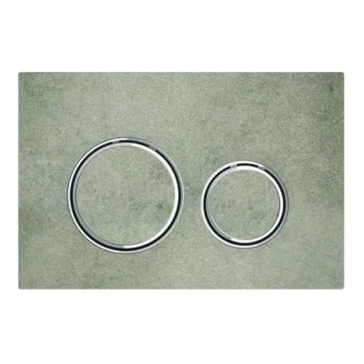 Abbildung von Geberit Sigma21 Steuerplatte, Chrom/Beton