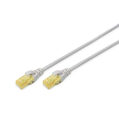 Abbildung von DIGITUS LAN Kabel Cat 6A 1m RJ45 Netzwerkkabel U/UTP Ungeschirmt Kompatibel zu 6 &amp; 7 Grau