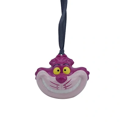 Abbildung von Disney Alice im Wunderland Hängender Baumschmuck Grinsekatze 7,4 cm x 4,8 5,7 Ornament Weihnachtsbaumschmuck Geschenke