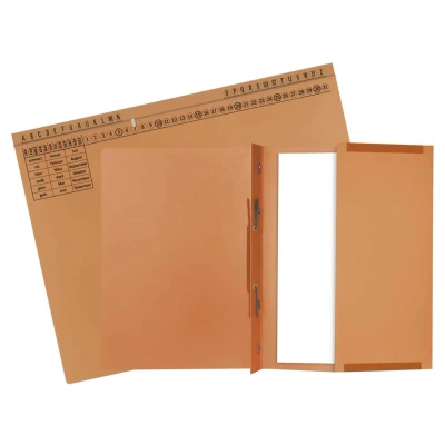 Abbildung von Exacompta Exaflex Standard Hängehefter Amtsheftung / kaufmännische Heftung DIN A4 orange