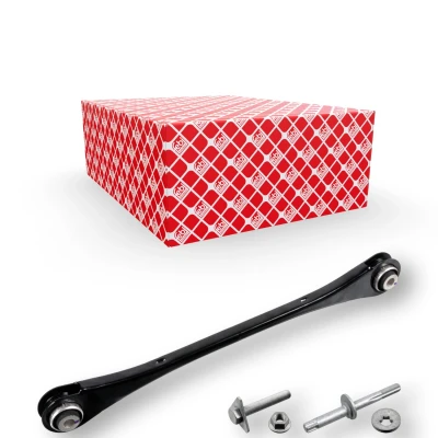 Abbildung von FEBI BILSTEIN 177936 Querlenker mit Anbaumaterial Lager Hinterachse links, mitte, rechts Stahlblech BMW: 3 Touring