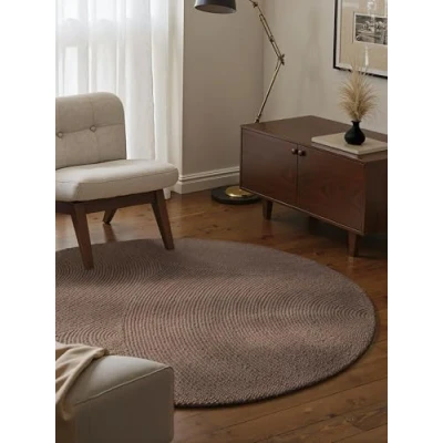 Abbildung von HANSE Home Wollteppich &quot;Eleni&quot;, rechteckig, 18 mm Höhe, Handgetuftet, Wolle, Natur, Wohnzimmer, Schlafzimmer, Skandi, Hygge