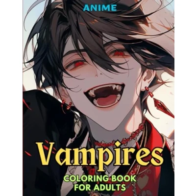 Abbildung von Anime: Vampires: Coloring Book for Adults: Grayscale Images (Anime Books Adults)