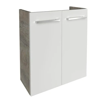 Abbildung von FACKELMANN Waschbeckenunterschrank &quot;SBC&quot;, Badmöbel für Gäste WC, Breite ca. 55 cm