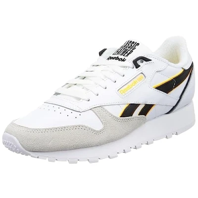 Abbildung von Reebok Unisex Klassisches Leder Sneaker,Ftwwht Black Alwyel,55 EU