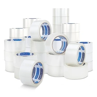 Abbildung von Rapesco 1744 Business Pack: 48 Rollen Starkes Klebeband, 50mm x 60m, Transparent