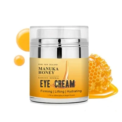 Abbildung von Manuka Honey Augencreme Anti Aging für Augenringe und Schwellungen verblasst feine Linien heben straffen, Falten unter den Augencreme, 50 ml