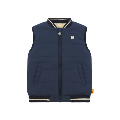 Abbildung von Steiff Wendejacke EU Größe 116 peacoat, Outdoor Wende Jacke, Übergangsjacke für Frühling Sommer, Kinderjacke 2in1 Wendejacke, warm und bequem, waschmaschinenfest