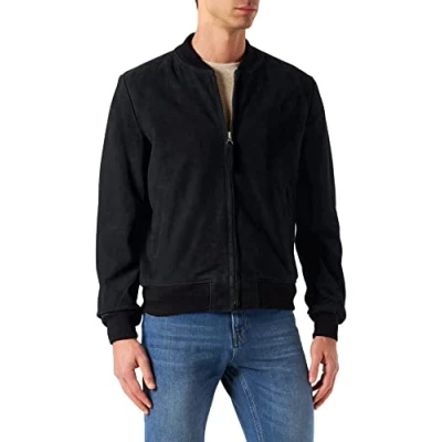 Abbildung von Schott NYC Herren LC300 Jacke, Blau (Navy Navy), Medium