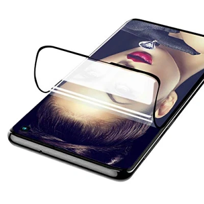 Abbildung von mtb more energy® Premium Curved Nano Glas Displayschutz für Samsung Galaxy S20 Plus (SM G985, 6.7&#039;&#039;) 9H mit Aufbring Hilfe Flexibel Schutzglas 3D Glasschutzfolie Positioner