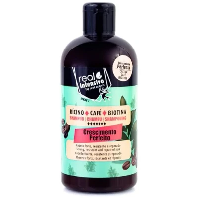 Abbildung von Real Natura Shampoo für Haarwuchs, stimuliert das Wachstum, stärkt Haar, tiefe Ernährung, Schutz und Pflege, 300 ml