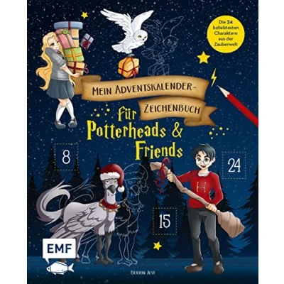 Abbildung von Mein Adventskalender Zeichenbuch für Potterheads and Friends: Die 24 beliebtesten Charaktere aus der Zauberwelt Mit perforierten Seiten zum Auftrennen