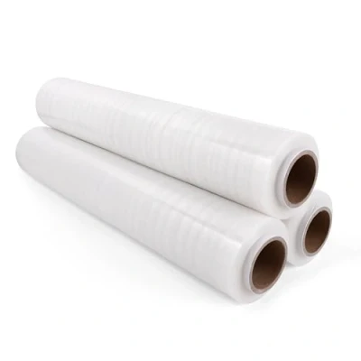 Abbildung von Commerline Stretchfolie Wickelfolie Transparent 50cm 2000gr 12 Rolle Umzugsfolie Möbel Folie Verpackungsfolie
