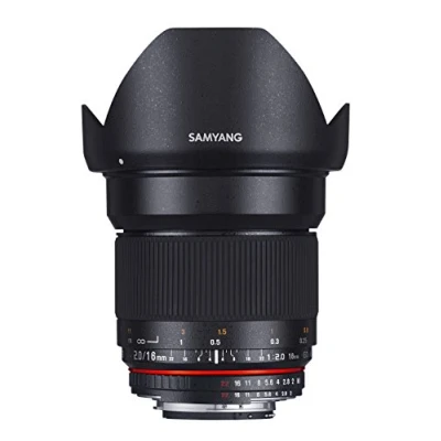 Abbildung von Samyang 16mm F2.0 Objektiv für Anschluss Sony Alpha