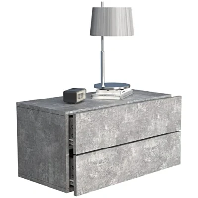 Abbildung von Wandschublade &quot;Usal L 60&quot; Beton Grau