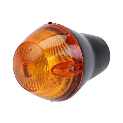 Abbildung von Blinker Blinkleuchte Blinklicht rund schwarz vorne/hinten kompatibel mit Puch VZ 50V M50 GP Monza 4 XL Cobra GT GTS