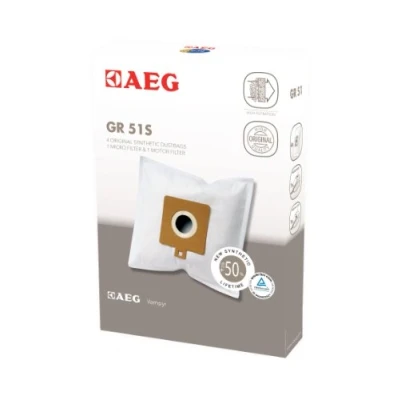 Abbildung von Aeg Staubsaugerbeutel mousy gr51 packung 4 stück + 1 filter 9001667402