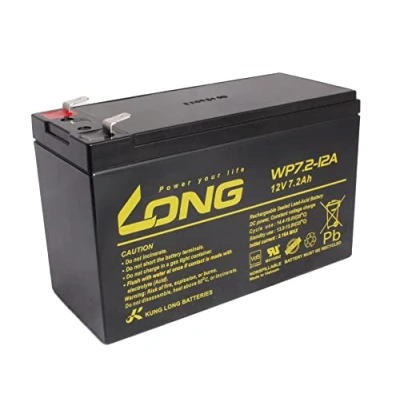 Abbildung von Akku Kung Long WP7.2 12 12V 7,2Ah F250 (6,3mm) AGM Batterie VDS wartungsfrei