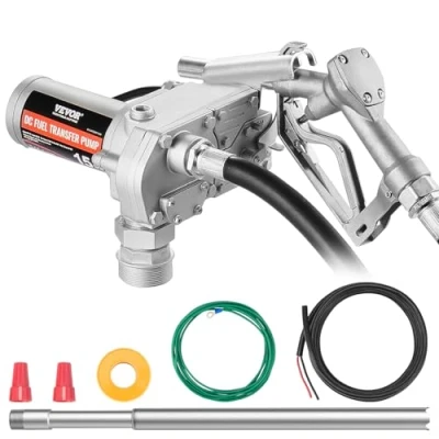 Abbildung von VEVOR Dieselpumpe Heizölpumpe Kraftstoff Umfüllpumpe Transferpumpe 15GPM 1/5PS