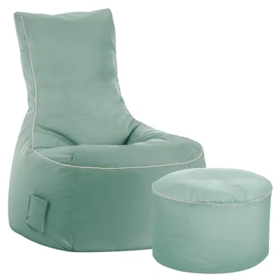 Abbildung von Sitting Point Sitzsack Set Scuba Swing + Hocker eukalyptus