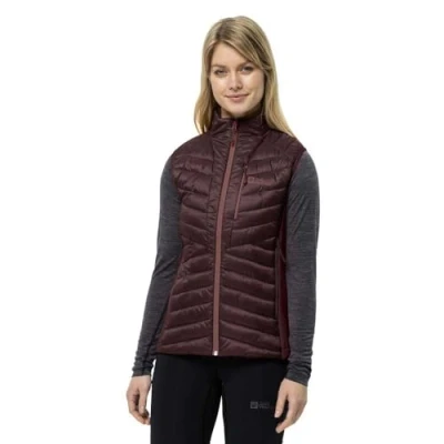Abbildung von Jack Wolfskin Routeburn PRO INS W Weste, Damen, Größe: Large, Dark maroon