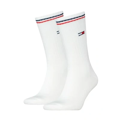 Abbildung von Tommy Hilfiger Unisex Crew Socken, Weiß, 35/38 (2er Pack)
