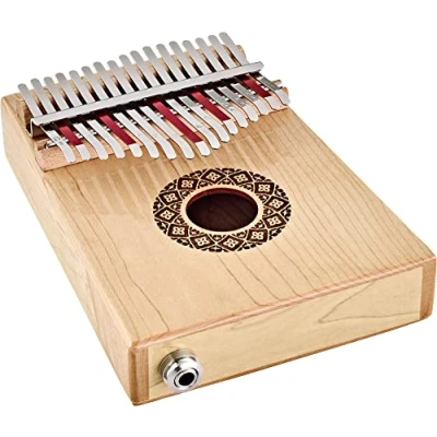 Abbildung von Sonic Energy Kalimba mit Tonabnehmer C Dur, 17 Töne Ahornholz Für Bühne, Live, Studio Inkl. Zubehör (PKL1709H)