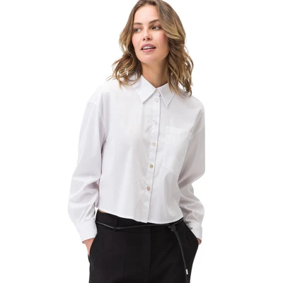 Abbildung von zero Hemdbluse, Damen, Größe: 40, Brilliant white