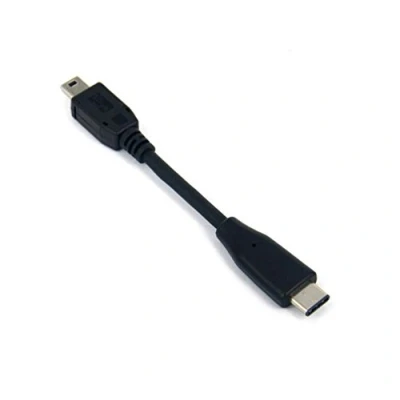 Abbildung von System S USB Type C 3.1 zu Mini Host Adapter OTG On The Go Kabel 10 cm in Schwarz
