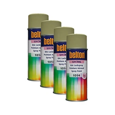 Abbildung von Kwasny 4X 324 012 Belton Spectral Lackspray RAL 1014 Elfenbein Hochglanz 400ml