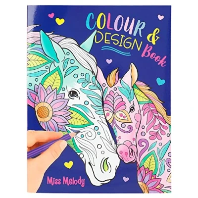 Abbildung von Miss Melody Design und Malbuch